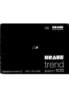 Braun Trend Zoom 105 manual. Camera Instructions.